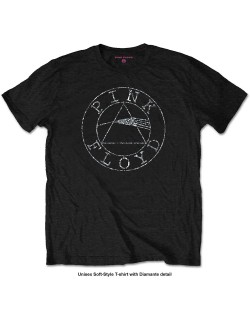 Тениска Rock Off Pink Floyd - Circle Logo Diamante