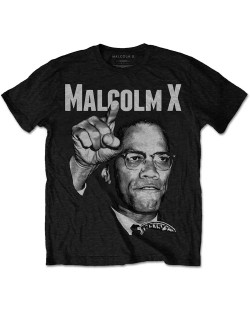 Тениска Rock Off Malcolm X - Pointing
