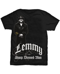 Тениска Rock Off Lemmy - Sharp Dressed Man