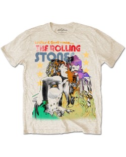 Тениска Rock Off The Rolling Stones - Mick & Keith Watercolour Stars