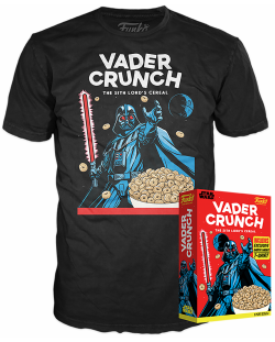 Тениска Funko Star Wars - Vader Crunch Pop, размер XL