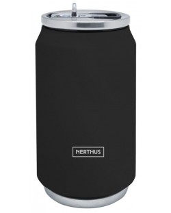 Термос Nerthus - Кенче, черно, 330 ml