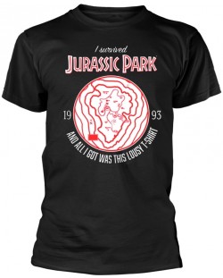 Тениска Plastic Head Movies: Jurassic Park - I Survived Jurassic Park