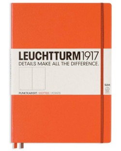 Тефтер Leuchtturm1917 Master Slim - А4+, страници на точки, Orange