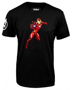 Тениска Avengers - Iron Man, черна