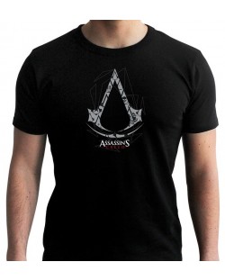 Тениска ABYstyle Games: Assassin's Creed - Crest (Black)