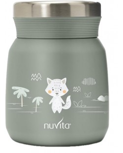 Термо кутия за храна Nuvita - 300 ml, Sage Green