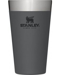 Термочаша за бира Stanley The Stacking - Charcoal, 470 ml
