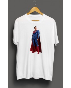 Тениска Justice League - Super hero - Superman, бяла