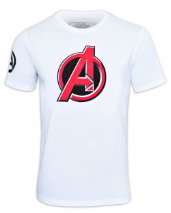 Тениска Avengers - Logo, бяла
