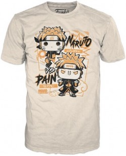 Тениска Funko Animation: Naruto Shippuden - Naruto vs Pain
