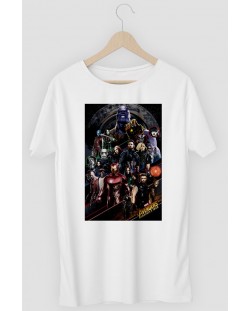 Тениска Avengers Infinity War - Team, бяла