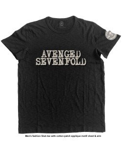 Тениска Rock Off Avenged Sevenfold Fashion - Logo & Death Bat