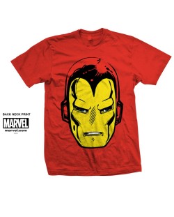 Тениска Rock Off Marvel Comics - Iron Man Big Head