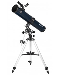 Телескоп Discovery - Spark 114 EQ + книга, син