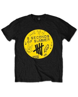 Тениска Rock Off 5 Seconds of Summer - Scribble Logo