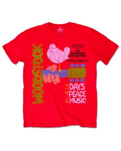 Тениска Rock Off Woodstock - Classic Vintage Poster