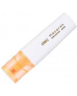 Текст маркер Deli Macaron - ES621S, пастелно оранжево