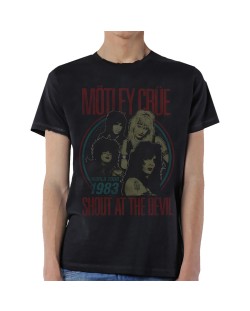 Тениска Rock Off Motley Crue - Vintage World Tour Devil