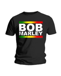 Тениска Rock Off Bob Marley - Rasta Band Block