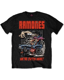 Тениска Rock Off Ramones - Outta Here