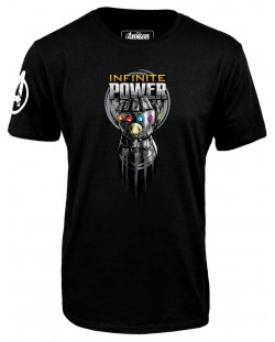 Тениска Avengers Infinity War - Infinite Power, черна