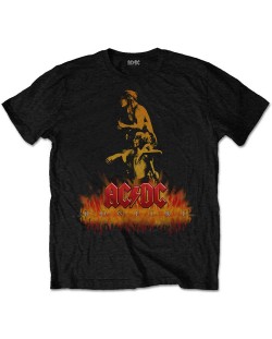 Тениска Rock Off AC/DC - Bonfire