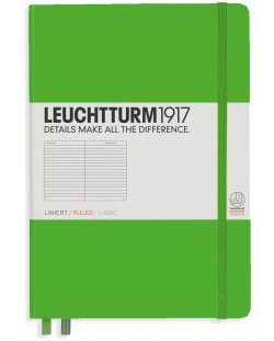 Тефтер Leuchtturm1917 - А5, линиран, Fresh Green