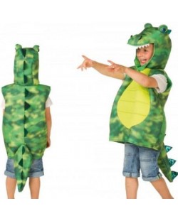 Театрален костюм Heunec - Зелен крокодил, 4 -7 години