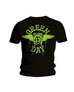 Тениска Rock Off Green Day - Neon Black