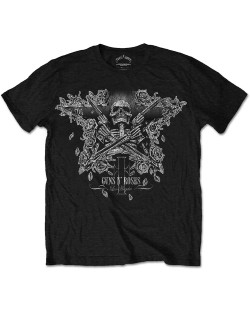 Тениска Rock Off Guns N' Roses - Skeleton Guns