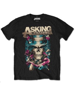 Тениска Rock Off Asking Alexandria - Hat Skull ( Pack)