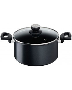 Тенджера Tefal - Unlimited G2554672, 24 cm, черна