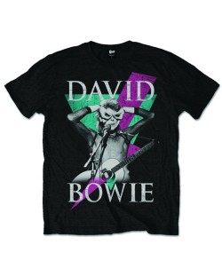 Тениска Rock Off David Bowie - Thunder