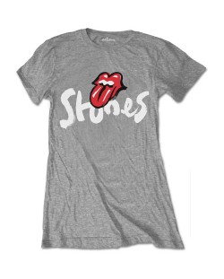 Тениска Rock Off The Rolling Stones Ladies - No Filter Brush Strokes