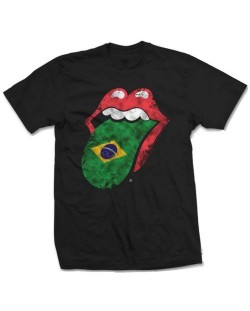 Тениска Rock Off The Rolling Stones - Brazil Tongue