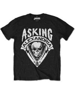 Тениска Rock Off Asking Alexandria - Skull Shield ( Pack)