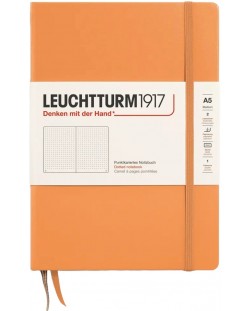 Тефтер Leuchtturm1917 New Colours - А5, на точки, Lobster, твърди корици