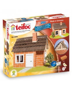 Творчески конструктор Teifoc - Къща с дървена рамка на покрива