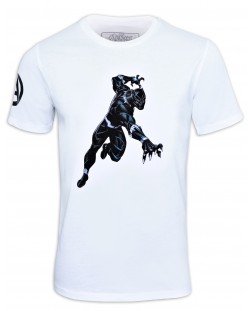 Тениска Avengers - Black Panther, бяла