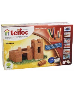 Творчески конструктор Teifoc - Замък / Моливник – 2 модела
