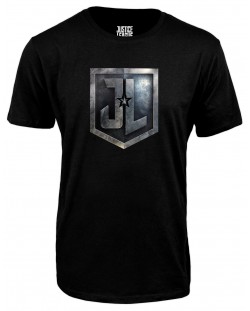 Тениска Justice League - Logo, черна