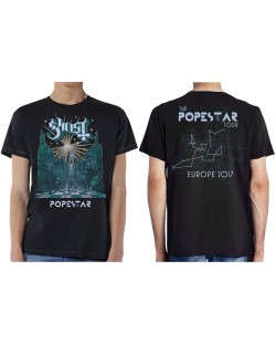 Тениска Rock Off Ghost - Lightbringer Popestar Tour Europe 2017