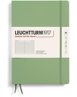 Тефтер Leuchtturm1917 Composition - B5, светлозелен, линиран, твърди корици