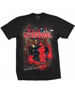 Тениска Marvel Comics: Deadpool Homage, черна