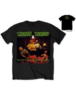 Тениска Rock Off Marilyn Manson - American Family