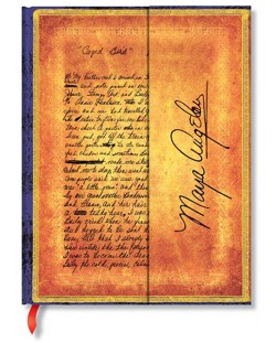 Тефтер Paperblanks - Angelou, 18 х 23 cm, 72 листа