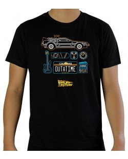 Тениска ABYstyle Movies: Back to the Future - DeLorean
