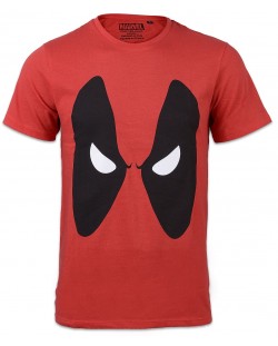 Тениска Deadpool - Angry Eyes, червена, размер M (разопакован)