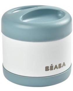 Термос за храна Beaba - Baltic blue/White, 500 ml